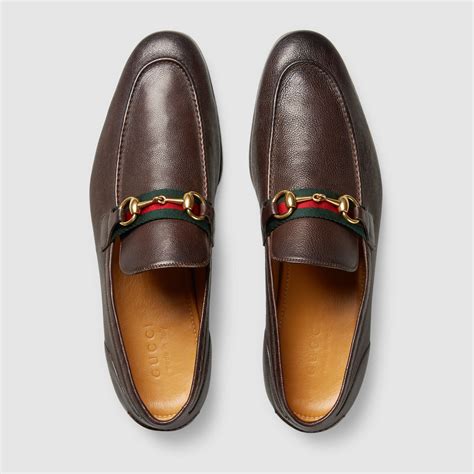 gucci men shoes brown|loafers for men gucci.